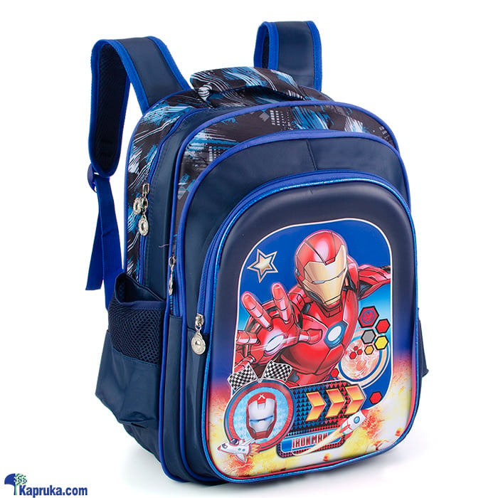 Iron Man Heroic School Bag For Boy Online at Kapruka | Product# childrenP01042