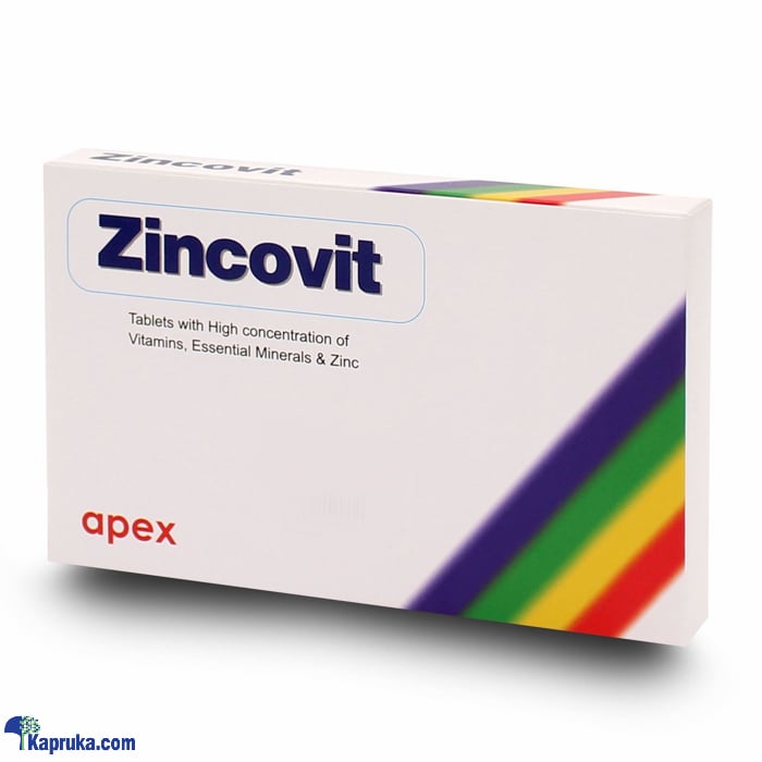 ZINCOVIT TABLETS 2 X 15'S Online at Kapruka | Product# pharmacy00689