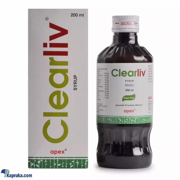 CLEARLIV SYRUP 200ML Online at Kapruka | Product# pharmacy00703