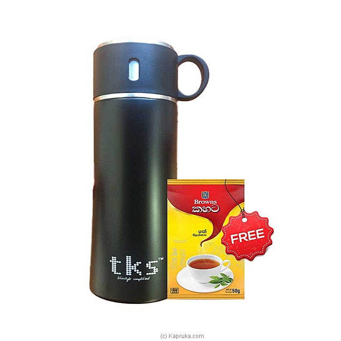 TKS Vacuum Insulated Flask 500ml SSF- 500- Bl Free Browns Kahata - 50g- Bt Online at Kapruka | Product# household001004