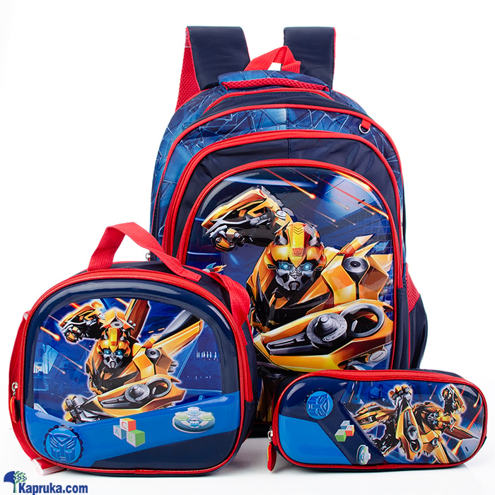 Transformers School Bag 3 In 1 Backpack For Boy Online at Kapruka | Product# childrenP01077