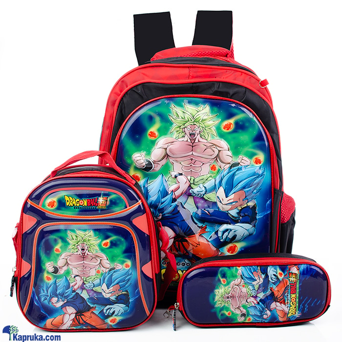 Dragon Ball School Bag 3 In 1 Backpack For Boy Online at Kapruka | Product# childrenP01073
