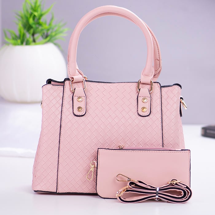 The Ultimate Bag Combo For Women : Fashion Tote Bags Shoulder Bag Top Handle Satchel Bag - Pink Online at Kapruka | Product# fashion0010150