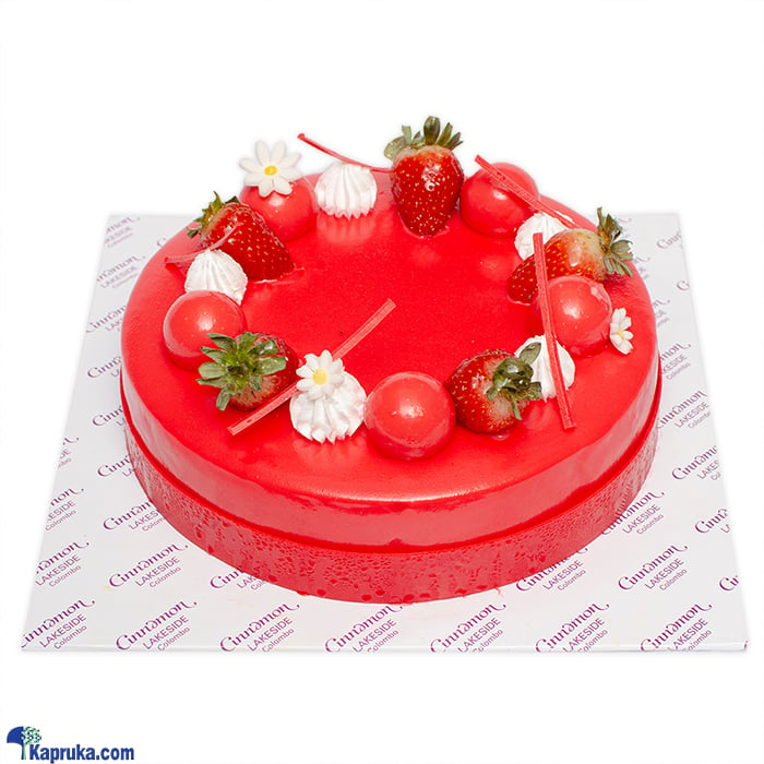 Cinnamon Lakeside Strawberry Mousse Cake Online at Kapruka | Product# cakeTA00251