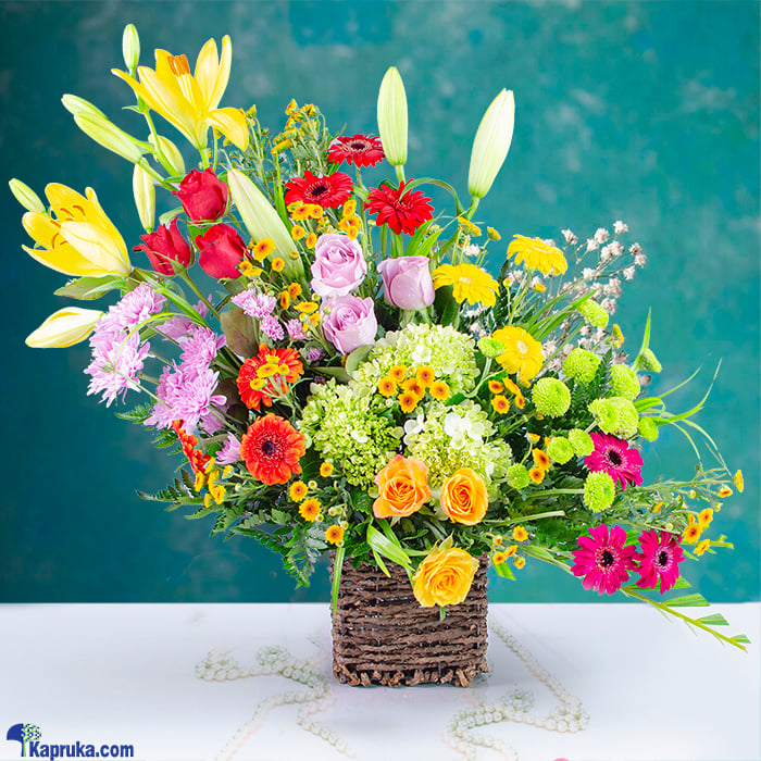 Botanical Blend Vase Online at Kapruka | Product# flowers00T1510