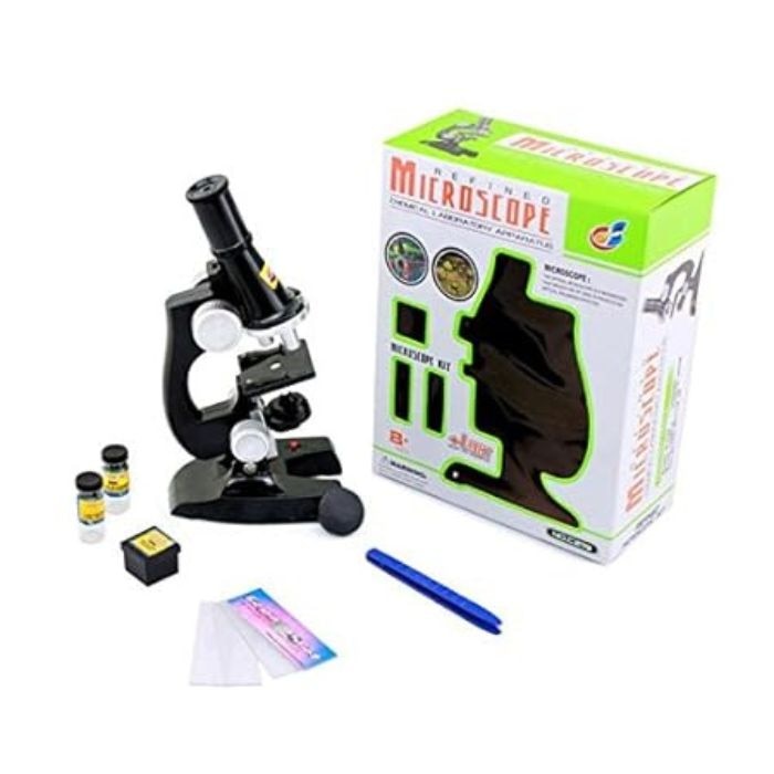 REFINED MICROSCOPE KIT CHEMICAL LABORATORY APPARATUS KIDS CHILD SCIENCE EDUCATIONAL TOY- MICROSCOPE KIT FOR KIDS WHO LOVE SCIENCE (MDG) Online at Kapruka | Product# childrenP01090