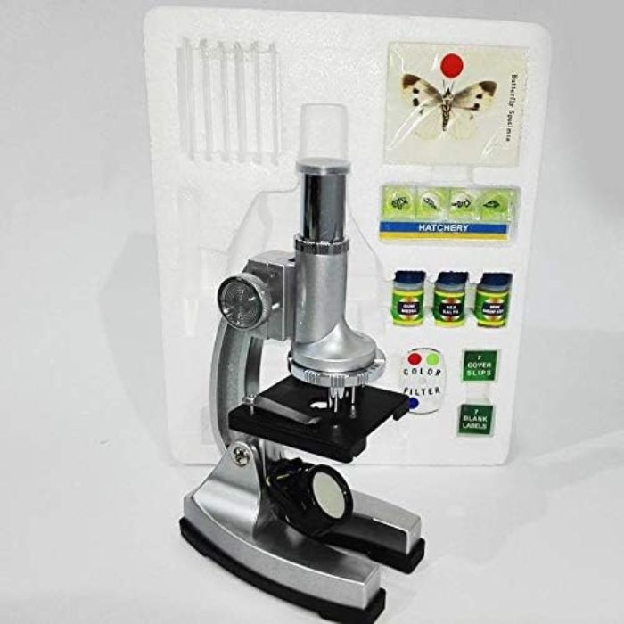 MICROSCOPE MAGNIFY POWER 100 - 300- 600 - Educational Gifts For Children - School Aids Microscope Kit For Kids Who Love Science- Students Microscope (MD Online at Kapruka | Product# childrenP01091