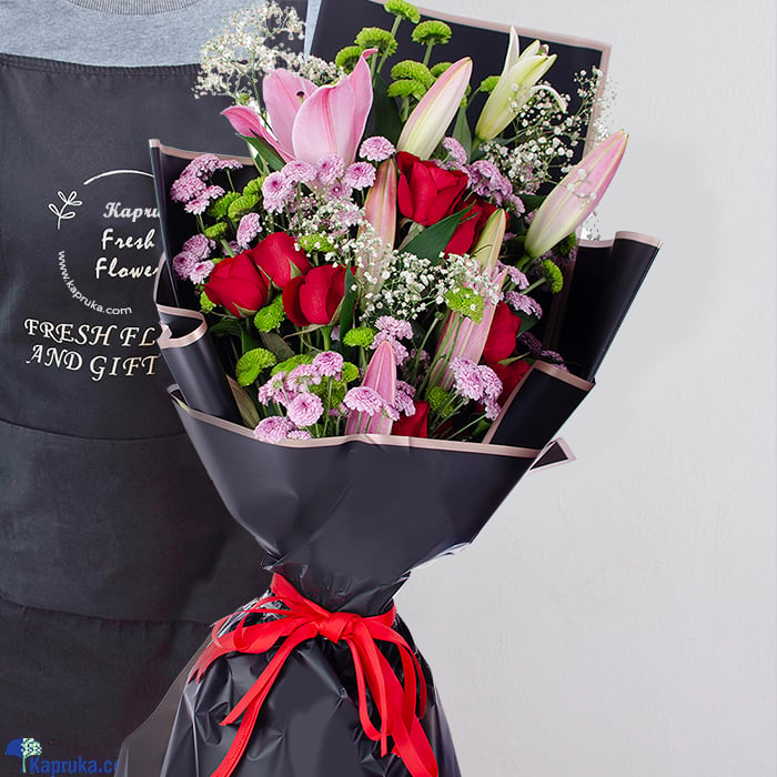 Floral Love Affair Bouquet Online at Kapruka | Product# flowers00T1513
