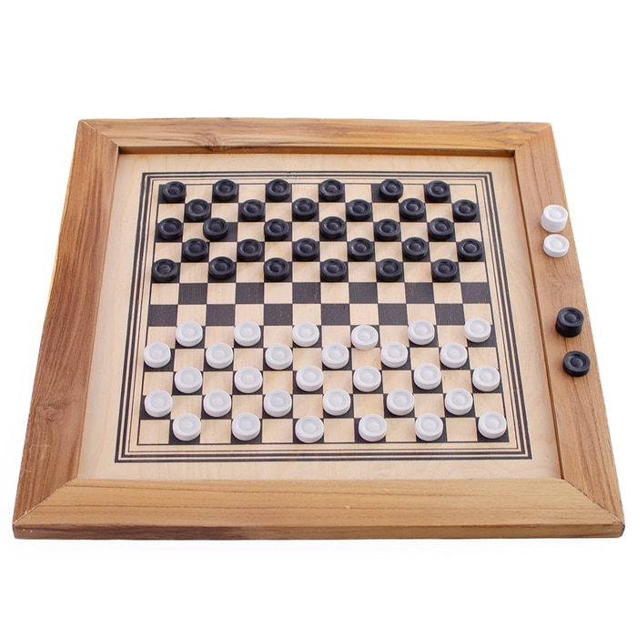Scan Teak Checker (dam) Board Online at Kapruka | Product# sportsItem00297