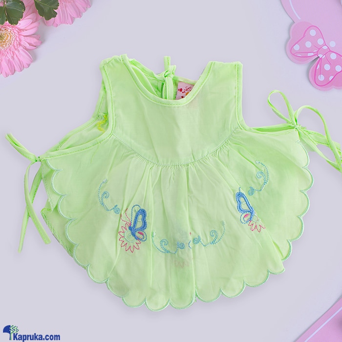 New Born Baby Muslin Dress - Green Baby Dress Online at Kapruka | Product# babypack00846