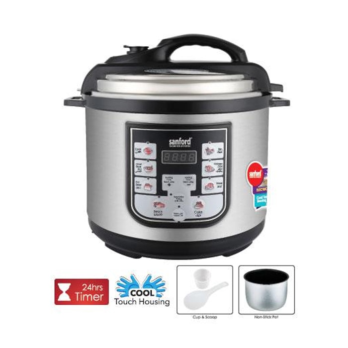 SANFORD 6 LTS Electric Pressure Cooker With None Stick Inner Pot- SF- 3200EPC Online at Kapruka | Product# elec00A5532
