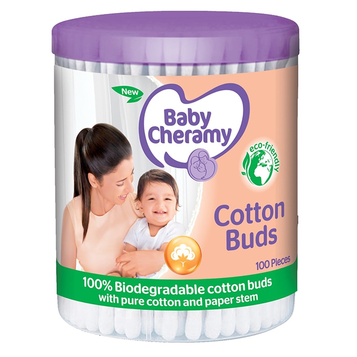 Baby Cheramy Cotton Buds 100 Pieces Online at Kapruka | Product# babypack00852