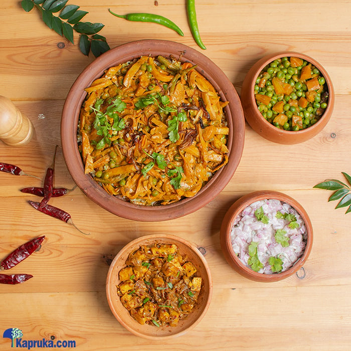 Vegi Pot Biriyani Keeri Rice With Paneer Masala - Medium Online at Kapruka | Product# homemade00142_TC1