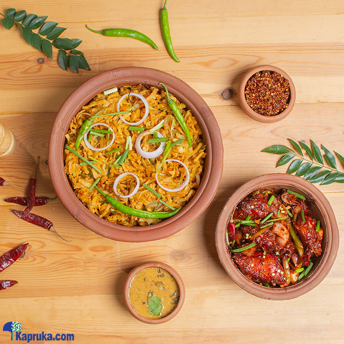 Koththu Pot With Chili Chicken - Medium Online at Kapruka | Product# homemade00144_TC1