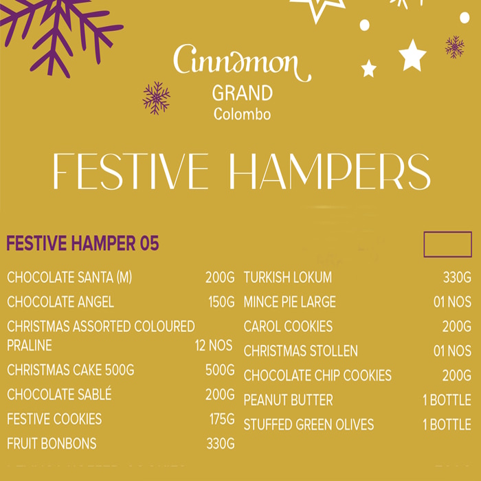Cinnamon Grand Festive Hamper 05 Online at Kapruka | Product# cinnamong0252