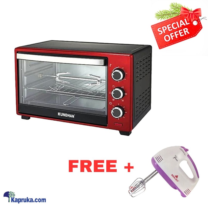Kundhan 30L Electric Oven With Hand Mixer Free Online at Kapruka | Product# elec00A5616
