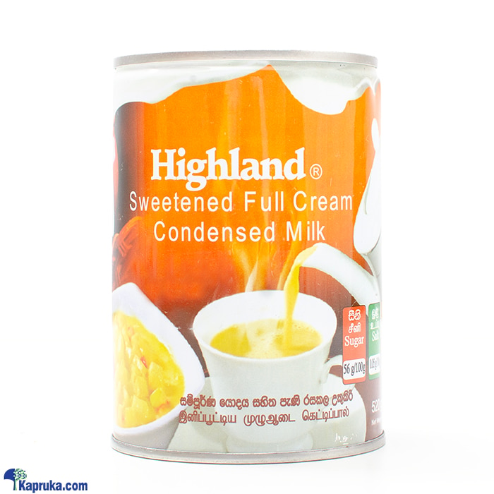 Highland Sweetened Full Cream Condensed MILK 520g Online at Kapruka | Product# grocery003084