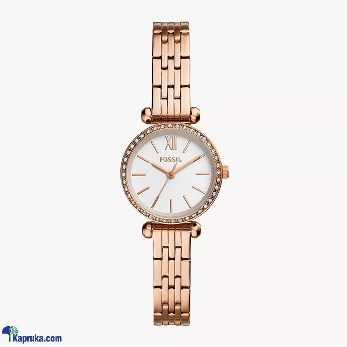 FOSSIL Tillie Mini Three- Hand Rose Gold- Tone Stainless Steel Watch Online at Kapruka | Product# jewelleryW001286