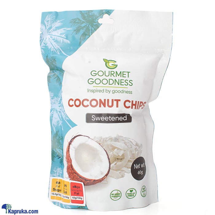 Gourmet Goodness Sweetened Coconut Chips 40g Online at Kapruka | Product# grocery003094