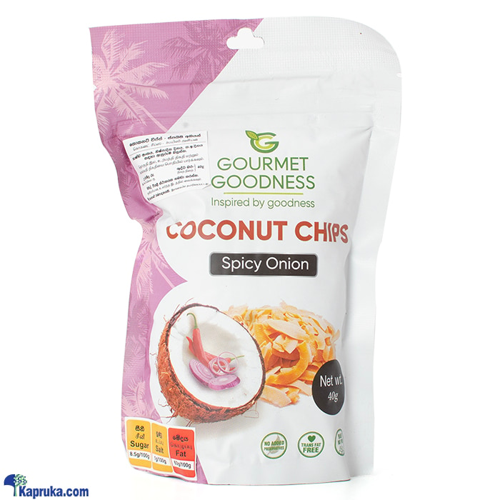 Gourmet Goodness Spicy Onion Coconut Chips 40g Online at Kapruka | Product# grocery003096