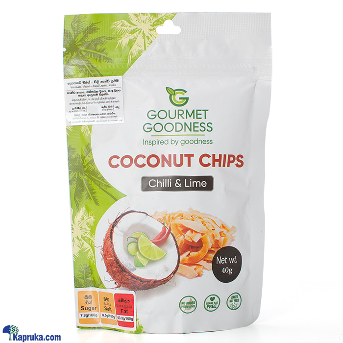 Gourmet Goodness Chilli And Lime Coconut Chips 40g Online at Kapruka | Product# grocery003093