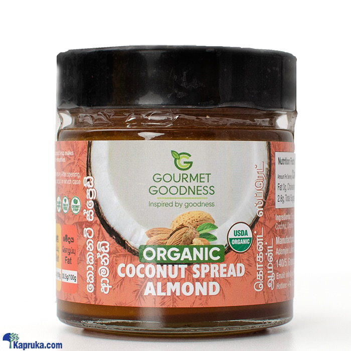 Gourmet Goodness Organic Coconut Spread Almond 250g Online at Kapruka | Product# grocery003100