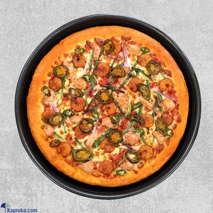 Favourites - Prawn With Chicken Bacon  Jalapeno Pizza Personal Online at Kapruka | Product# pizzahut00219_TC1