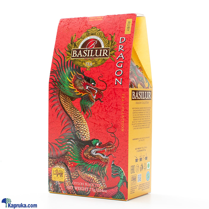 BASILUR Tea - DRAGON COLLECTION - PACKET - RUBY DRAGON (72373- 00 )- 75g Online at Kapruka | Product# grocery003119