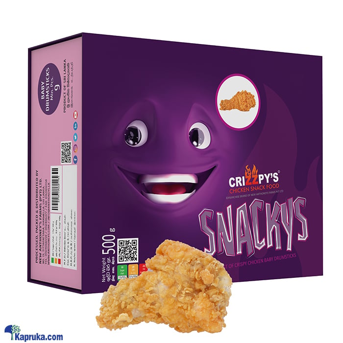 Snackys- crispy chicken baby drumsticks/Drummette - 500g Online at Kapruka | Product# frozen00203
