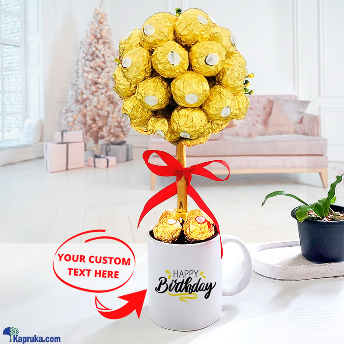 Ferrero Fantasy Tree With Customizable Mug Online at Kapruka | Product# combochg102