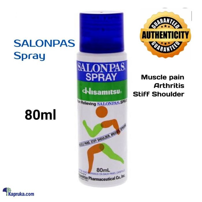 Salonpas Pain Relief Spray 80ml Online at Kapruka | Product# pharmacy00716