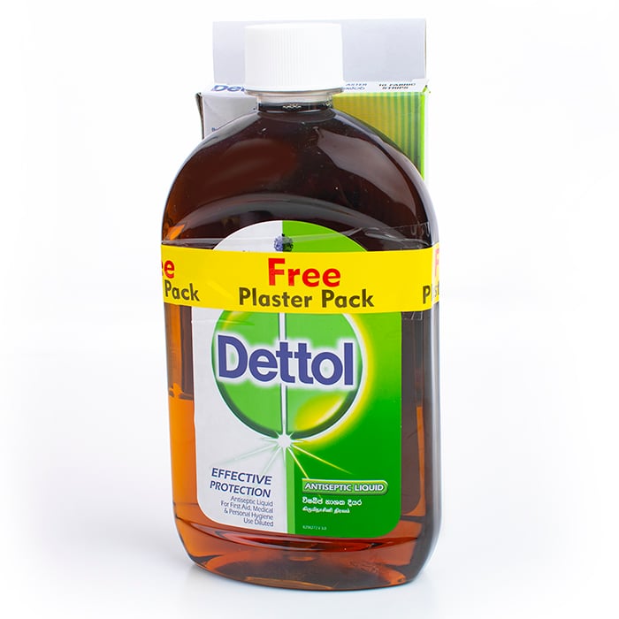 Dettol Liquid 500ml With Free Dettol Antibacterial Plasters Pack Online at Kapruka | Product# grocery003144