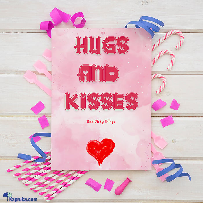 Hugs And Kisses Romantic Greeting Card Online at Kapruka | Product# greeting00Z2305