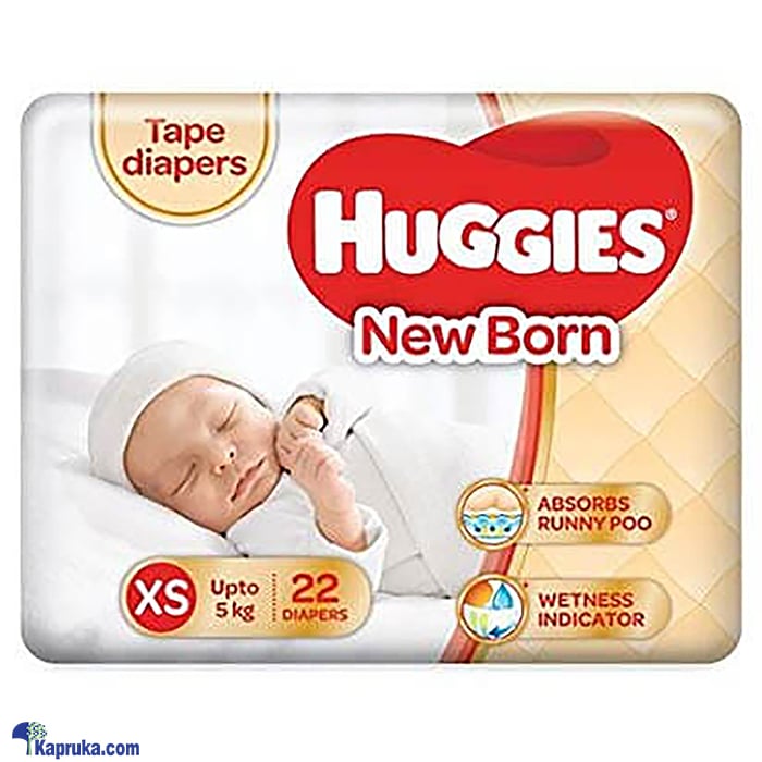 Huggies Ultra Soft Diaper - New Born (xs22) Online at Kapruka | Product# babypack00910