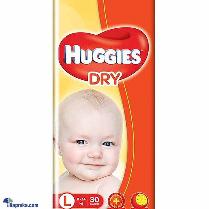Huggies Diaper - New Dry (L30) Online at Kapruka | Product# babypack00908
