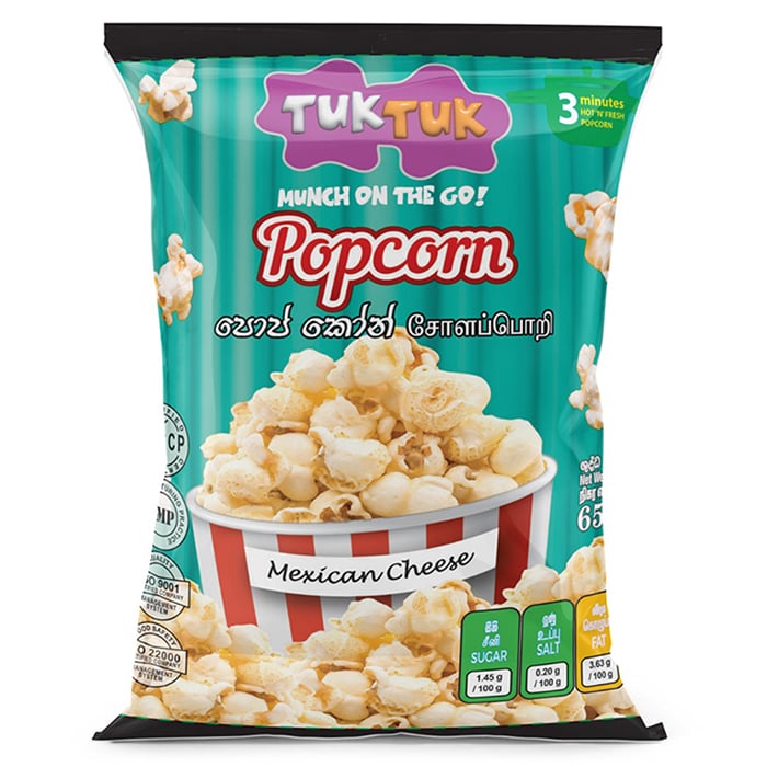 Catch Tuktuk Mexican Chees Pop Corn 65g Online at Kapruka | Product# grocery003153