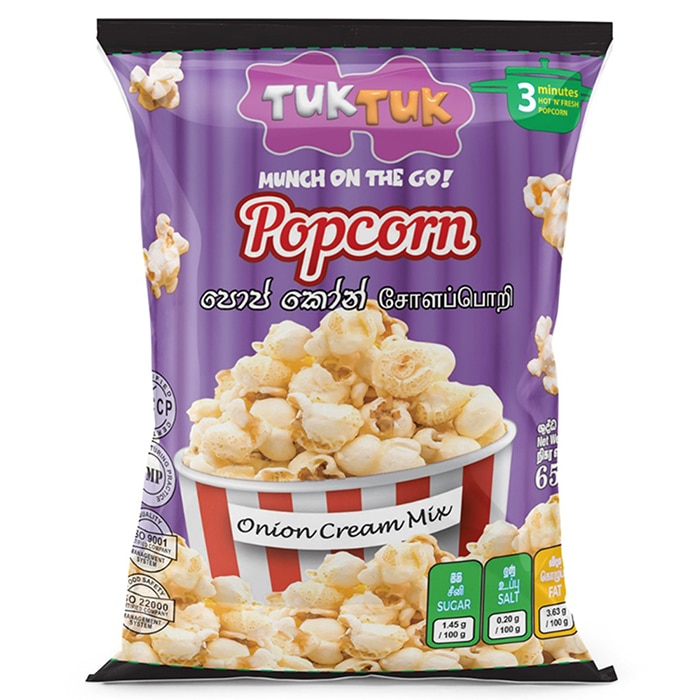 Catch Tuktuk Onion Cream Mix Pop Corn 65g Online at Kapruka | Product# grocery003159