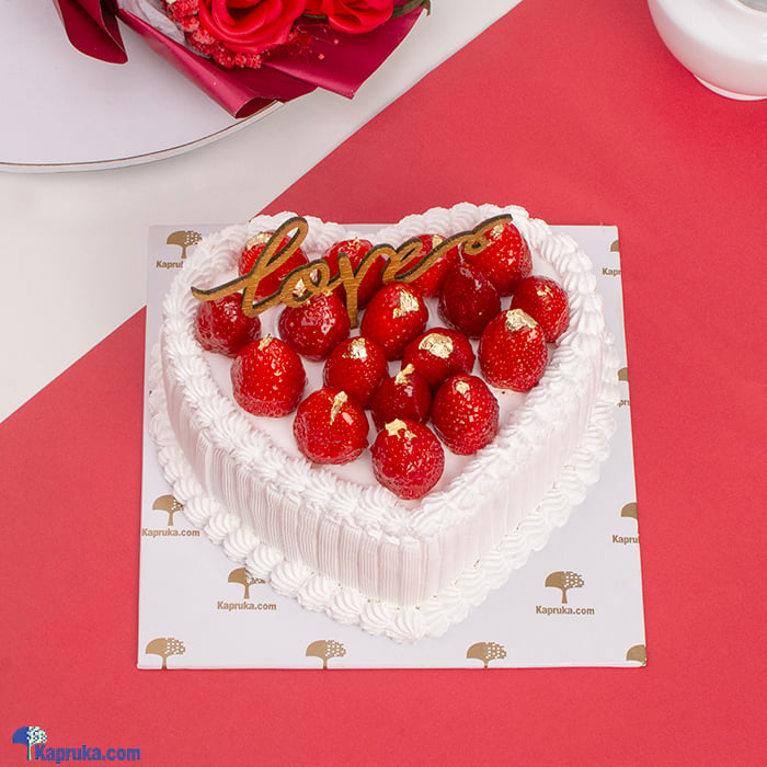 Love Struck Heart Shape Gateau Cake Online at Kapruka | Product# cake00KA001597