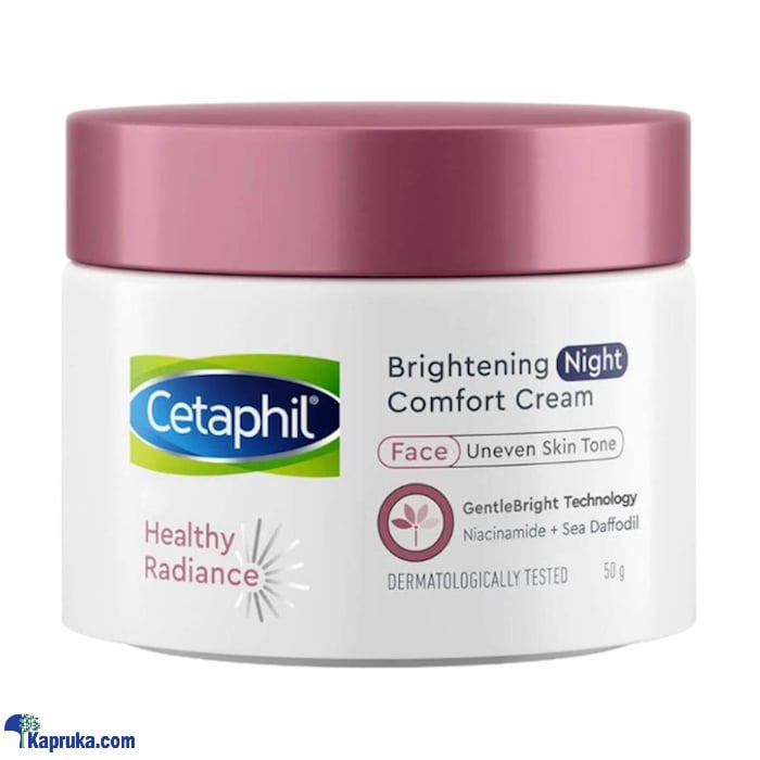 CETAPHIL BRIGHT HEALTHY RADIANCE BRIGHTENING NIGHT COMFORT CREAM 50GM - CPNC0050 Online at Kapruka | Product# pharmacy00718