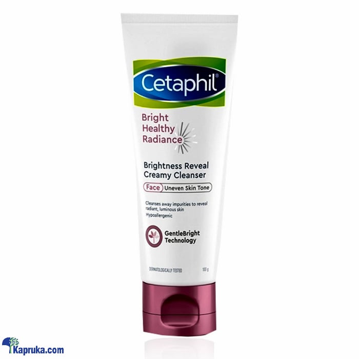 CETAPHIL BRIGHT HEALTHY RADIANCE BRIGHTNESS REVEAL CREAMY CLEANSER 100GM - CPCC0100 Online at Kapruka | Product# pharmacy00720