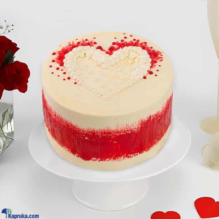 Java Choco Vanilla Heart Cake Online at Kapruka | Product# cakeJAVA00226
