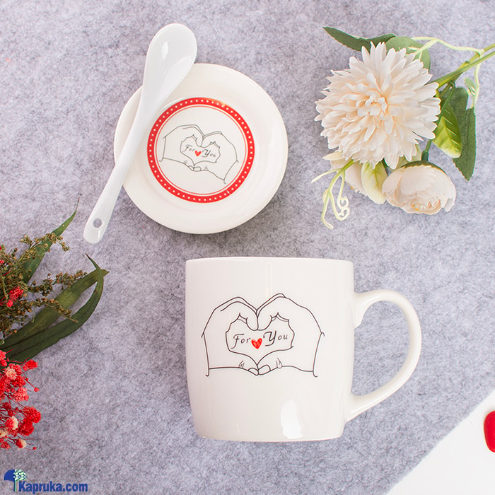 'for You ' Mug With Saucer Gift Set Online at Kapruka | Product# household001083