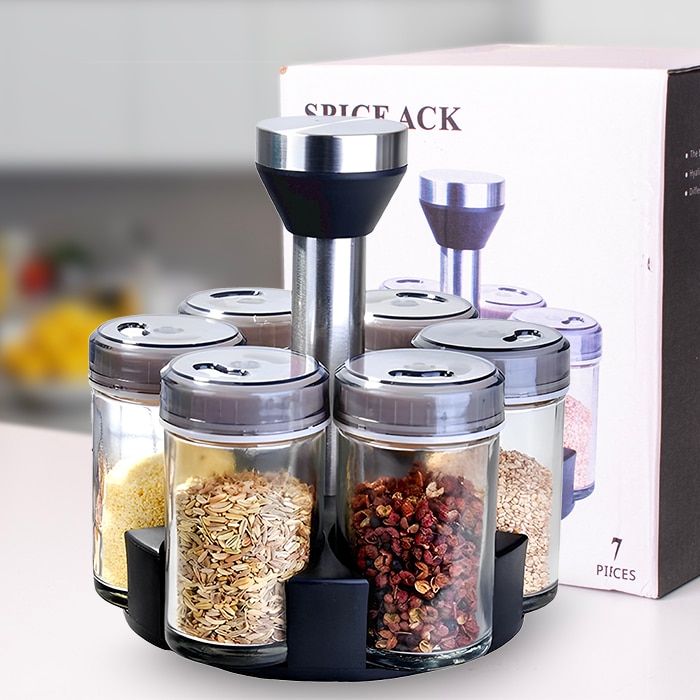 06 Piece Spices Jar Rack Online at Kapruka | Product# household001084