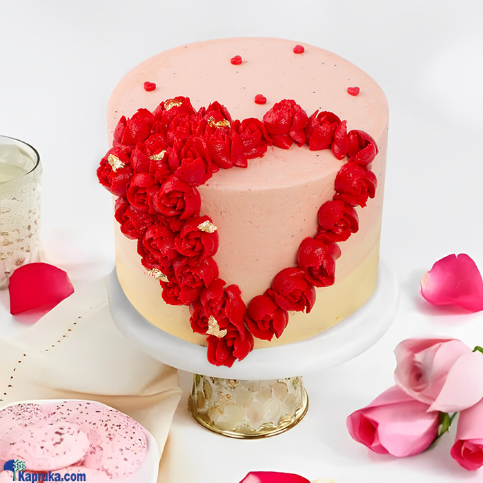Java Strawberry Vanilla Love Cake Online at Kapruka | Product# cakeJAVA00228