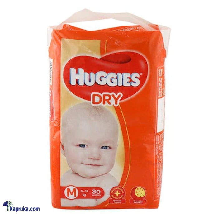 Huggies Diaper - New Dry (M30) Online at Kapruka | Product# babypack00921