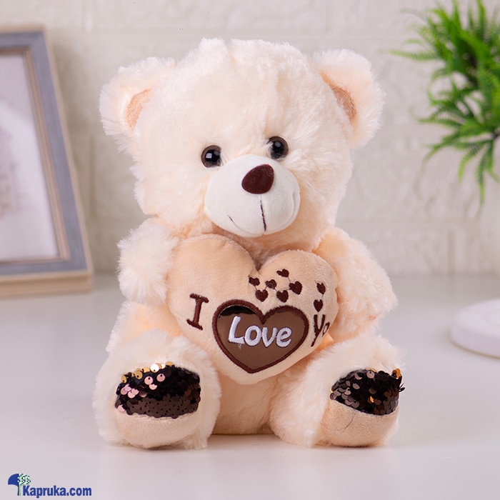 Snuggles Cute Teddy - Peach Online at Kapruka | Product# softtoy00999