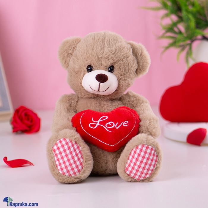 Dusty The Cool Love Teddy- Brown Online at Kapruka | Product# softtoy00996