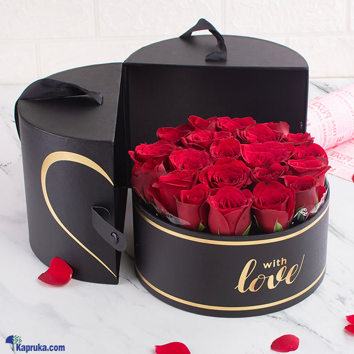 Mystery Of Love Arrangement With 20 Red Roses Online at Kapruka | Product# flowers00T1575