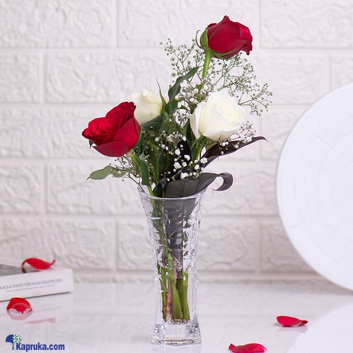 Pure Love Blossoms Vase Online at Kapruka | Product# flowers00T1585