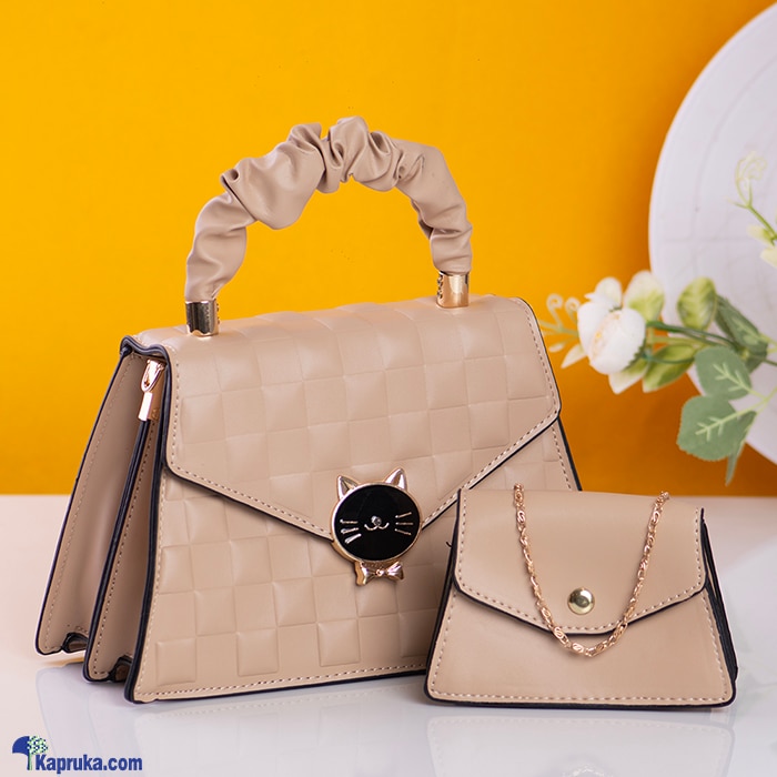 Fashion Upgrade 2PCS Crossbody Handbag - Beige Online at Kapruka | Product# fashion0010214